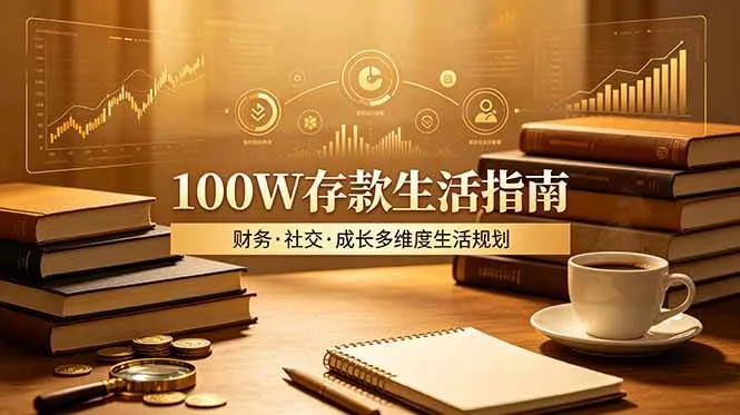 （19121期）付费文章：100W存款生活指南，如何从财务、社交、成长等维度规划自己的生活-副业吧