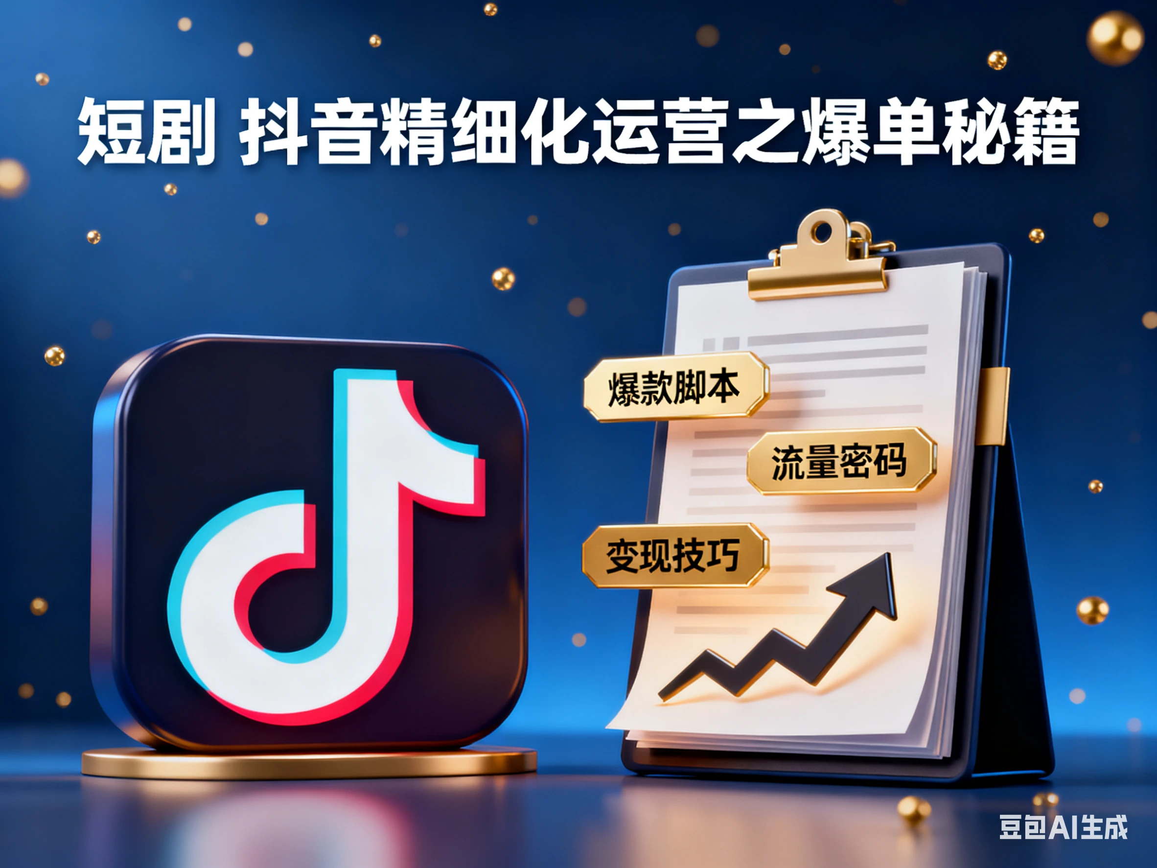 短剧 抖音精细化运营之爆单秘籍-副业吧