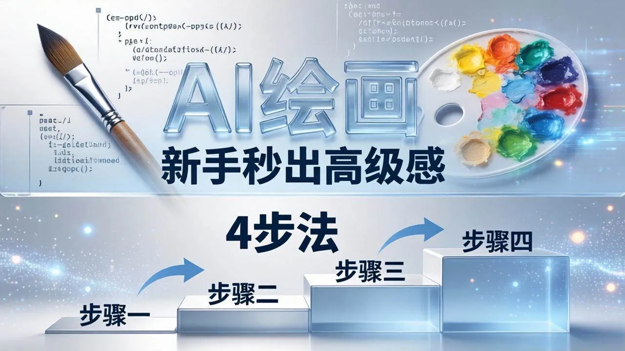 （18225期）AI绘画入门别再硬磕了！即梦4步法：万能提示词公式+BRTR框架，新手秒出高级感-副业吧
