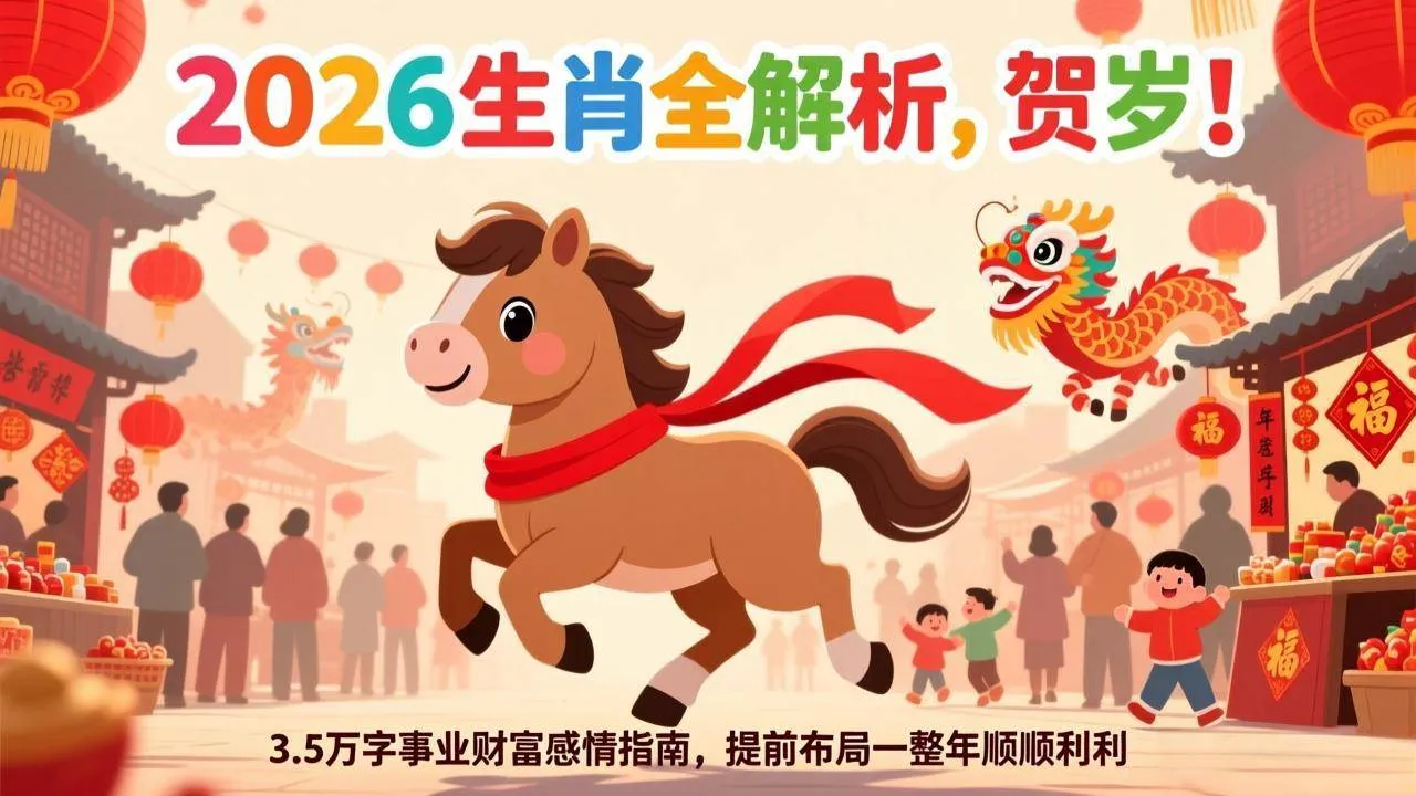 (17428期)付费文章:贺岁!2026生肖全解析,3.5万字事业财富感情指南,提前布局一整年顺顺利利-副业吧