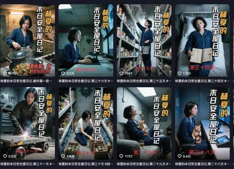 十个作品涨粉近20W！用AI制作末日安全日记连载，日入4位数，评论区爆肝求更新（附详细步骤）-副业吧