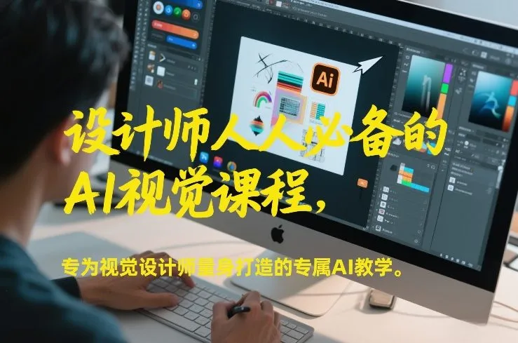 设计师人人必备的AI视觉课程,专为视觉设计师量身打造的专属AI教学-副业吧