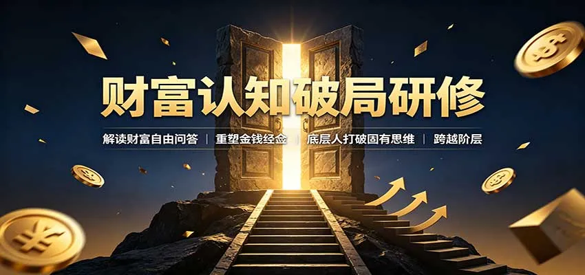财富认知破局研修：解读”孙割”，重塑金钱观念，底层人打破固有思维跨越阶层-副业吧