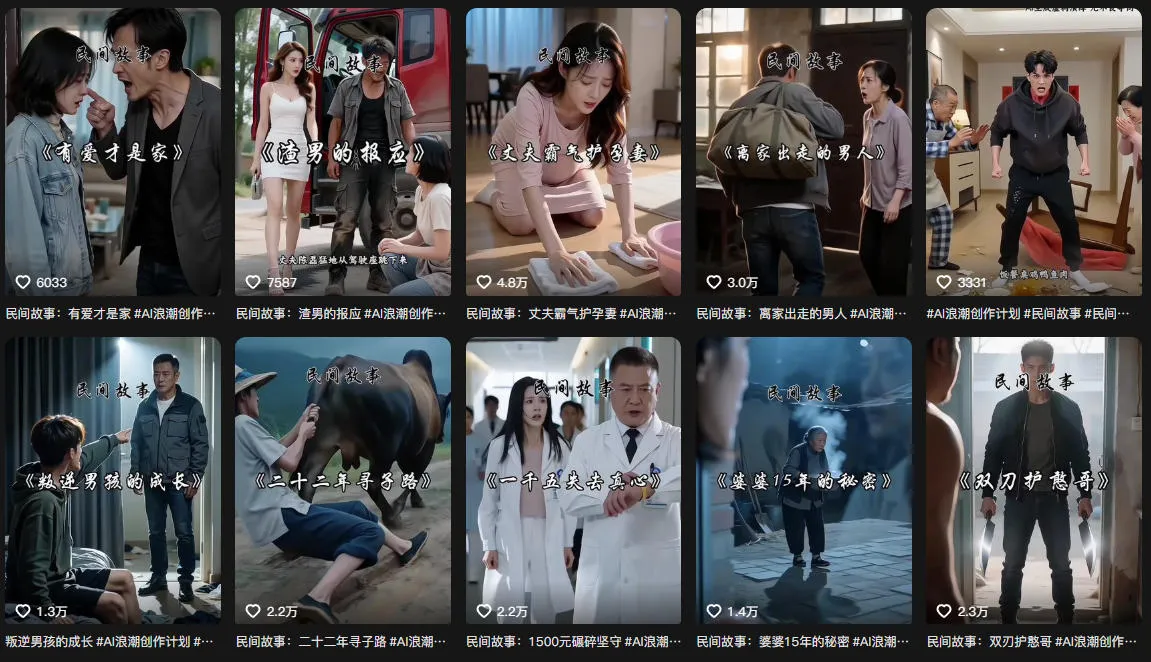 抖音93W粉丝博主老朱故事会亲授AI都市故事短视频教学，从选题到成片的全过程，小白也能够快速起号涨粉接广告变现-副业吧