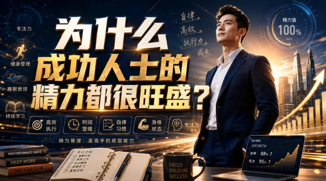 付费文章:为什么成功人士的精力都很旺盛?-副业吧