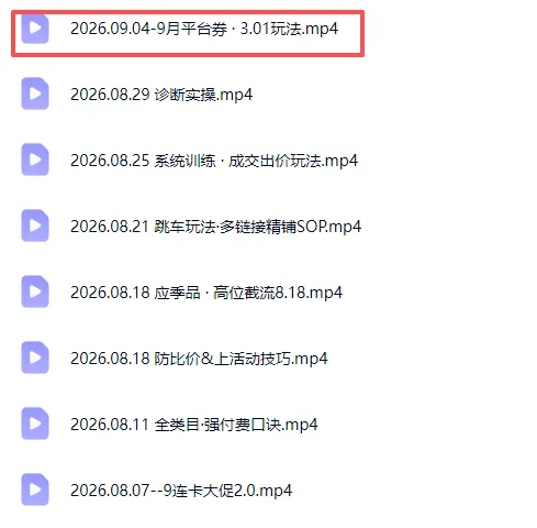 拼多多实战特训营(更新26年9月-副业吧