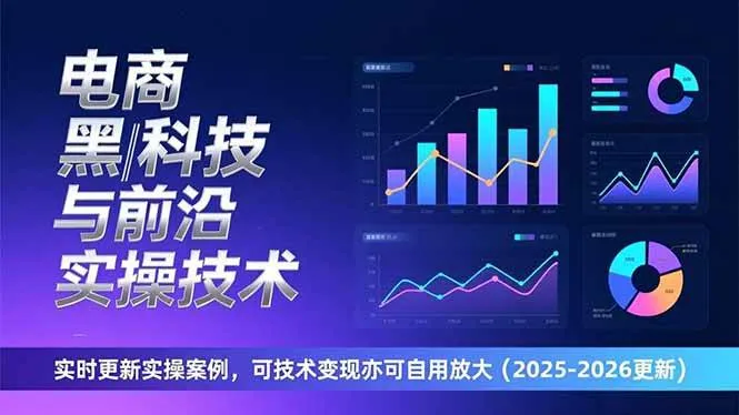 （17179期）电商黑科技与前沿实操技术：实时更新实操案例，可技术变现亦可自用放大（2026更新）-副业吧