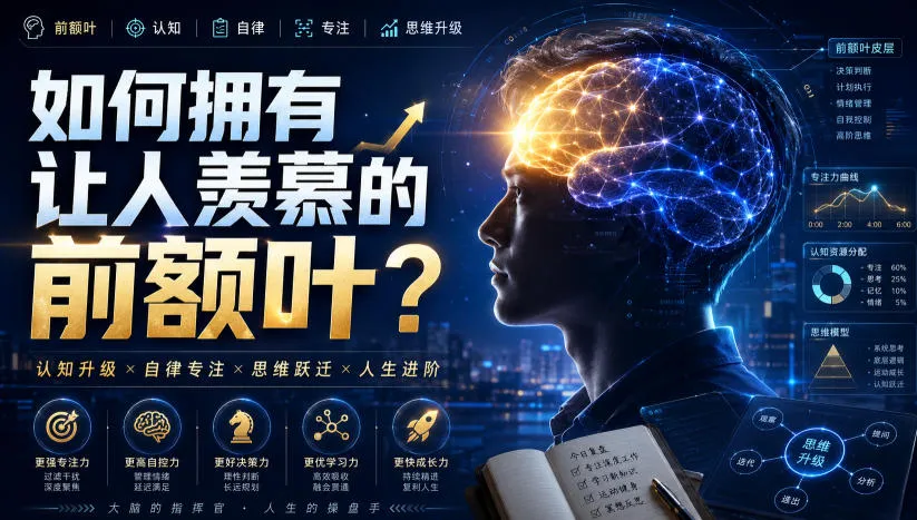 付费文:如何拥有让人羡慕的前额叶?-副业吧