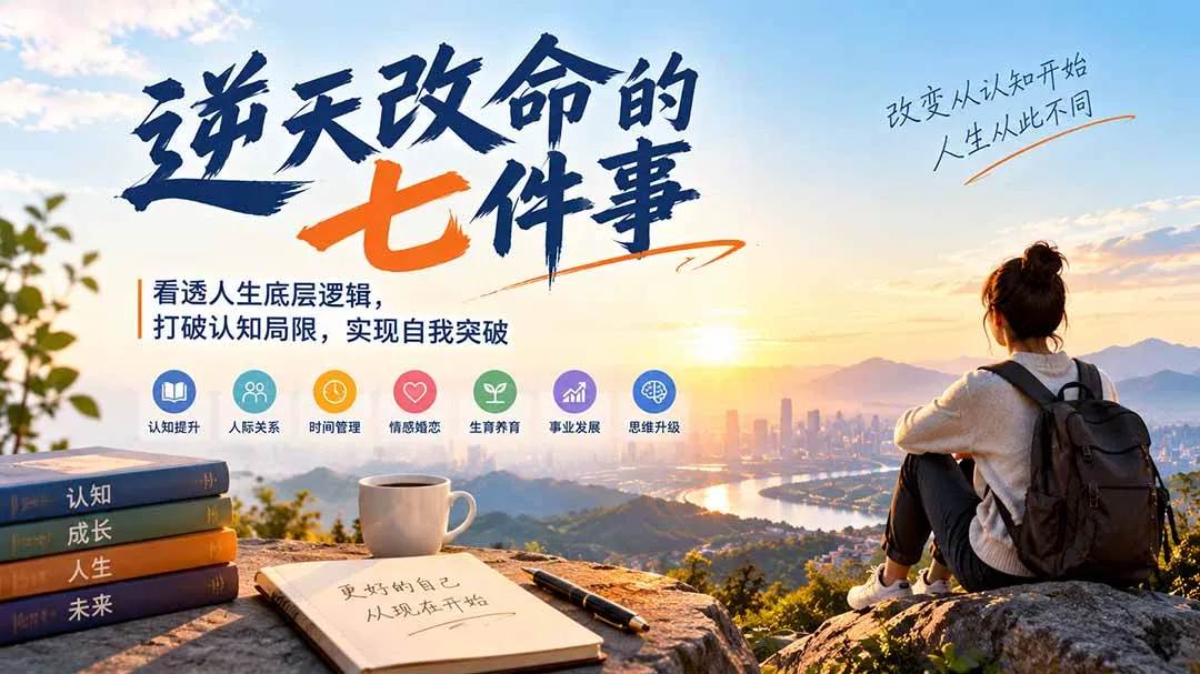 付费文章:逆天改命的七件事,看透人生底层逻辑,打破认知局限,实现自我突破-副业吧