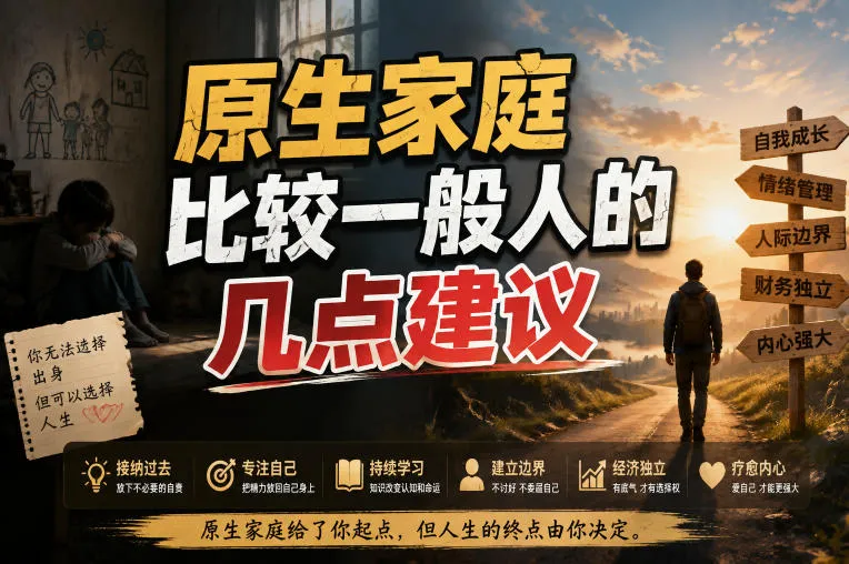 付费文章:给原生家庭比较一般人的几点建议-副业吧