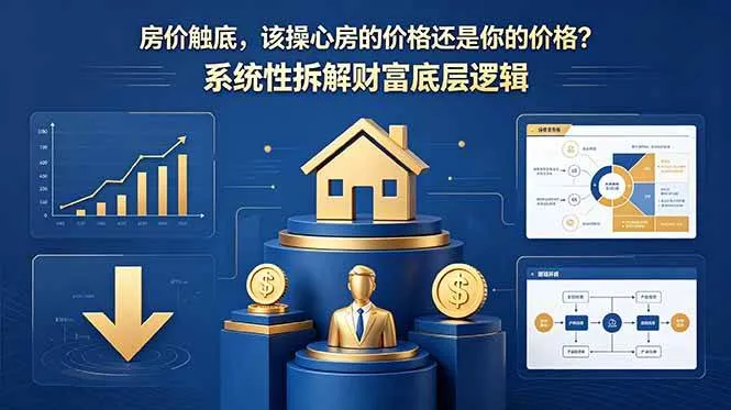 (18602期)付费文章:房价触底,该操心房的价格还是你的价格?系统性拆解财富底层逻辑-副业吧