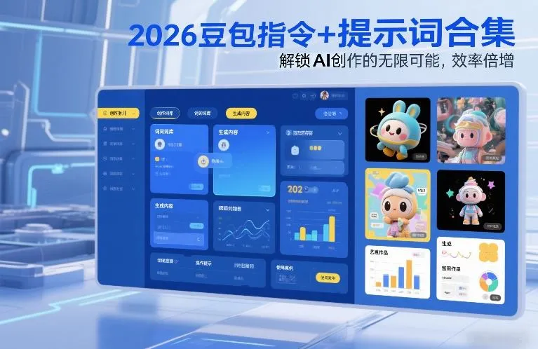 2026豆包指令+提示词合集，解锁AI创作的无限可能，效率倍增-副业吧