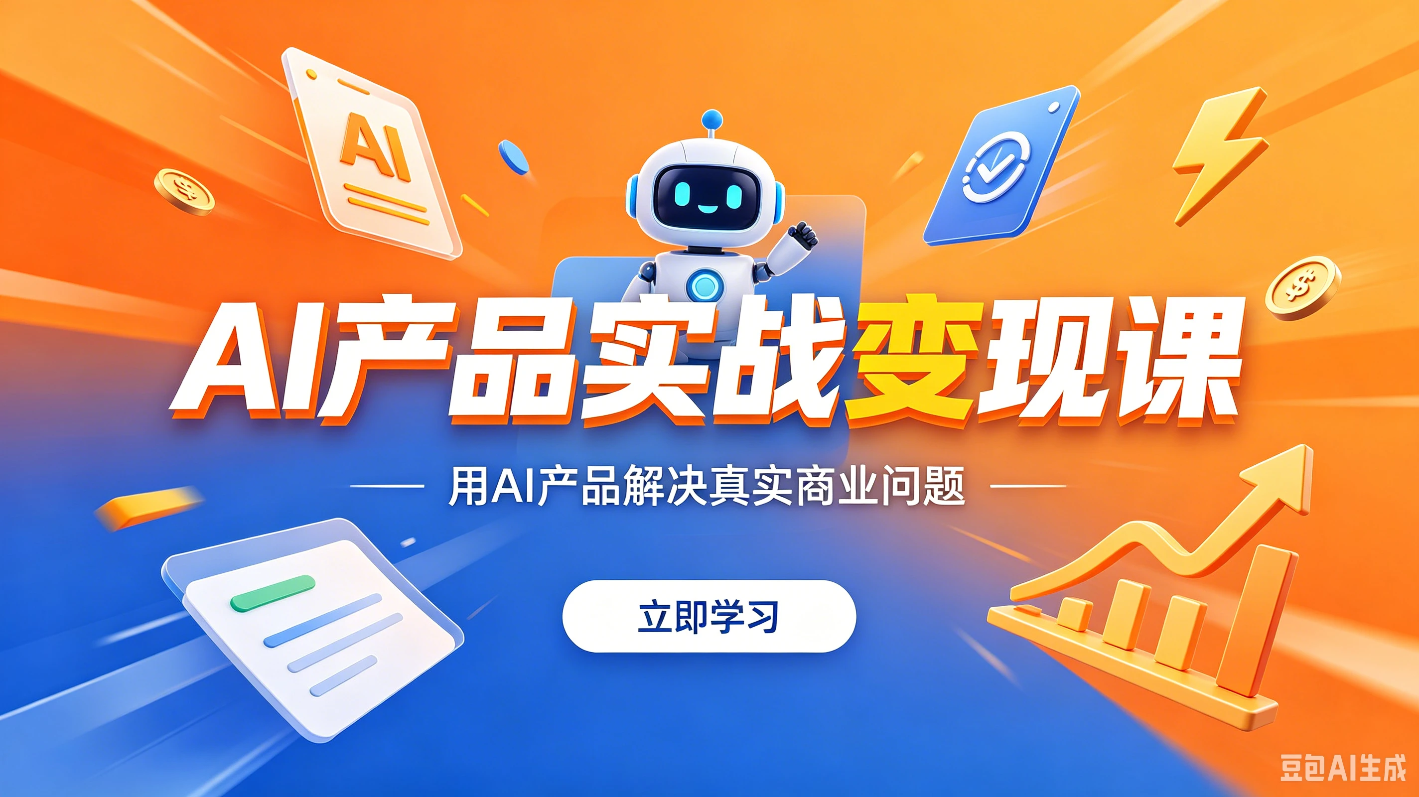【精】AI产品实战变现课,用AI产品解决真实商业问题-副业吧