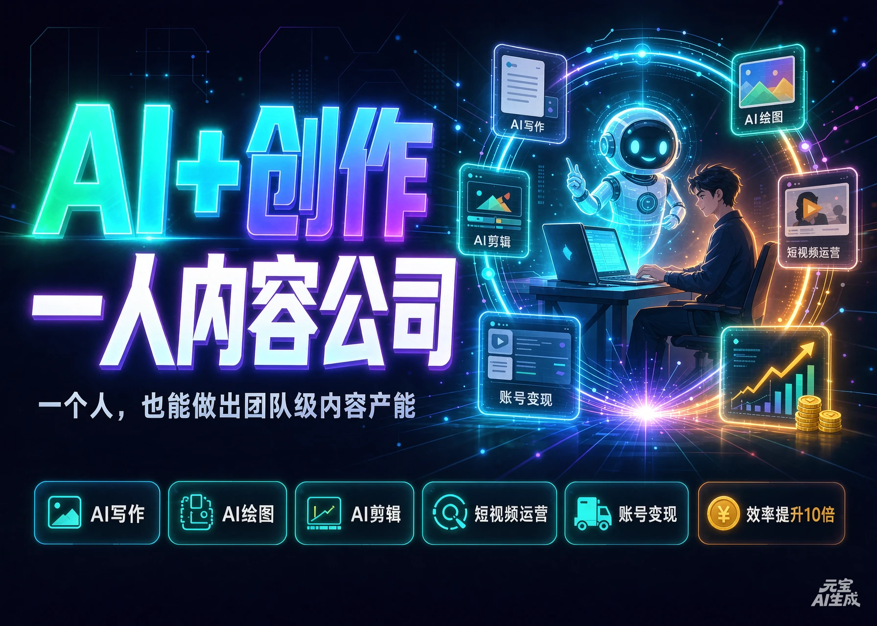 【精】AI创作一人内容公司30天实战训练营,让Codex Agent自动参与内容创作持续做出更像你、更有竞争力的内容-副业吧