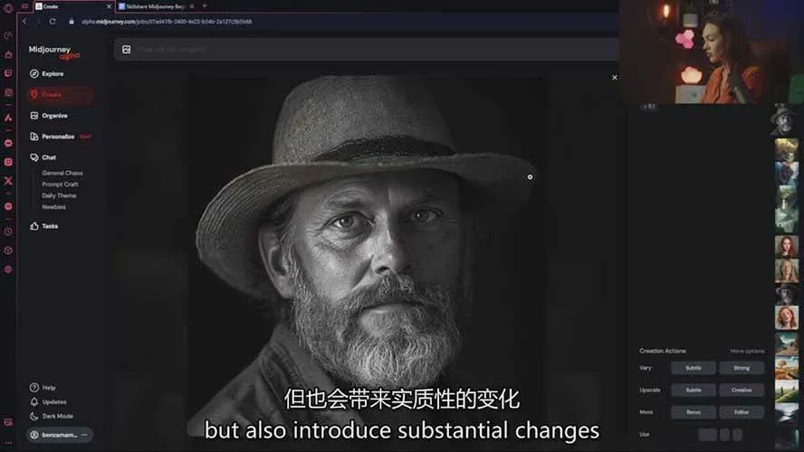 Midjourney AI图像创作课：提示词设计，风格探索，零基础掌握AI绘画核心技能-副业吧