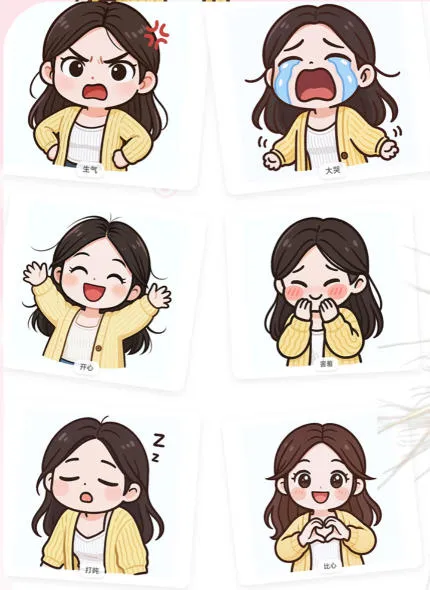 一张照片秒变多种表情包，三步就能拥有专属表情包库，零门槛玩转社交新玩法【文档】-副业吧