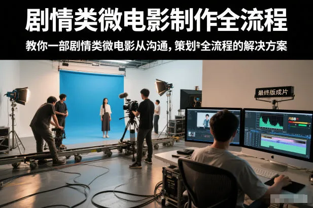 剧情类微电影制作全流程，教你一部剧情类微电影从沟通，策划到拍摄制作全流程的解决方案-副业吧