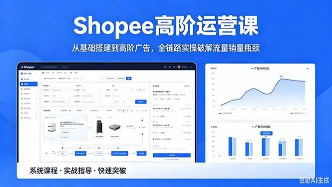 (18499期)Shopee高阶运营课-2026年5月更新,从基础搭建到高阶广告,全链路实操破解流量销量瓶颈-副业吧