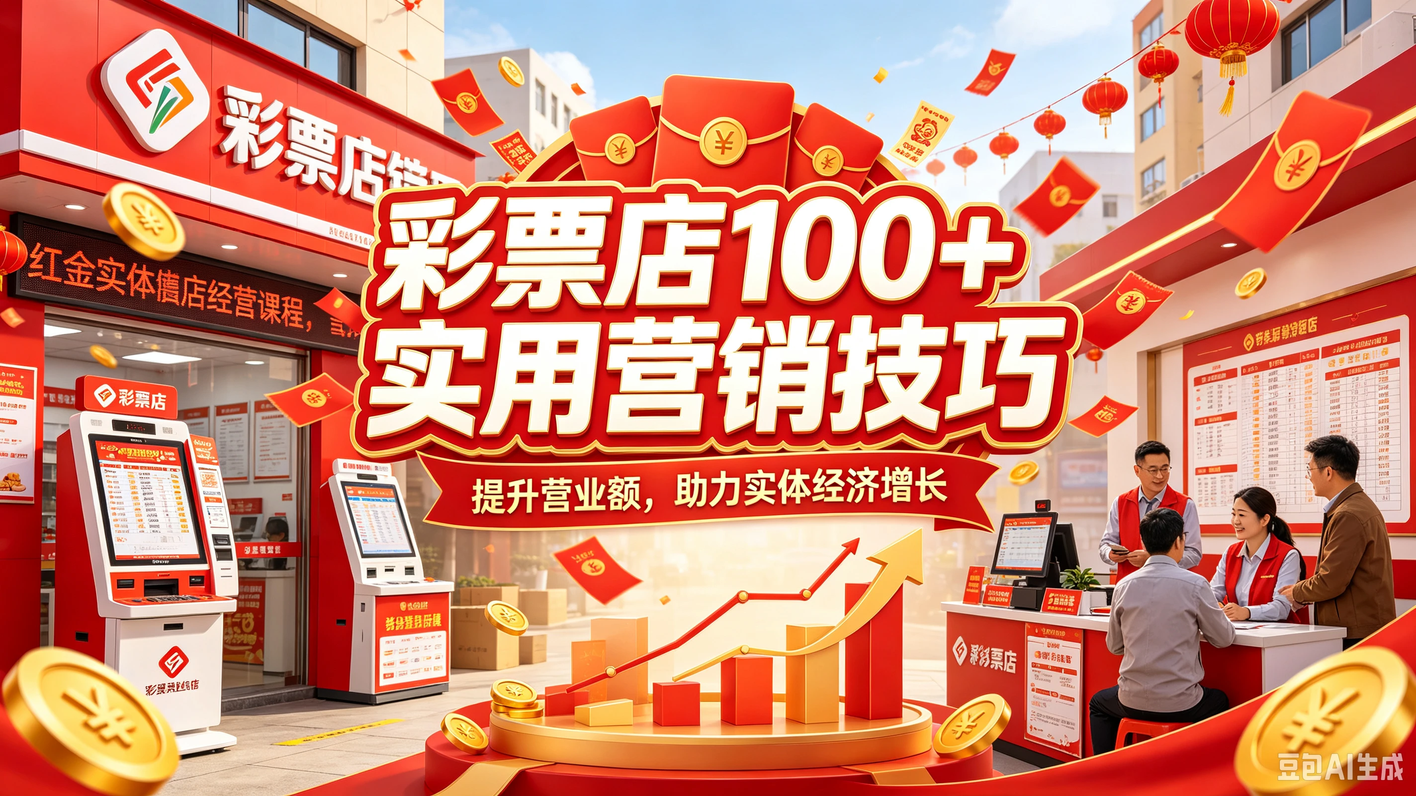 【精】彩票店100+实用营销技巧,提到营业额,助力实体经济增长-副业吧