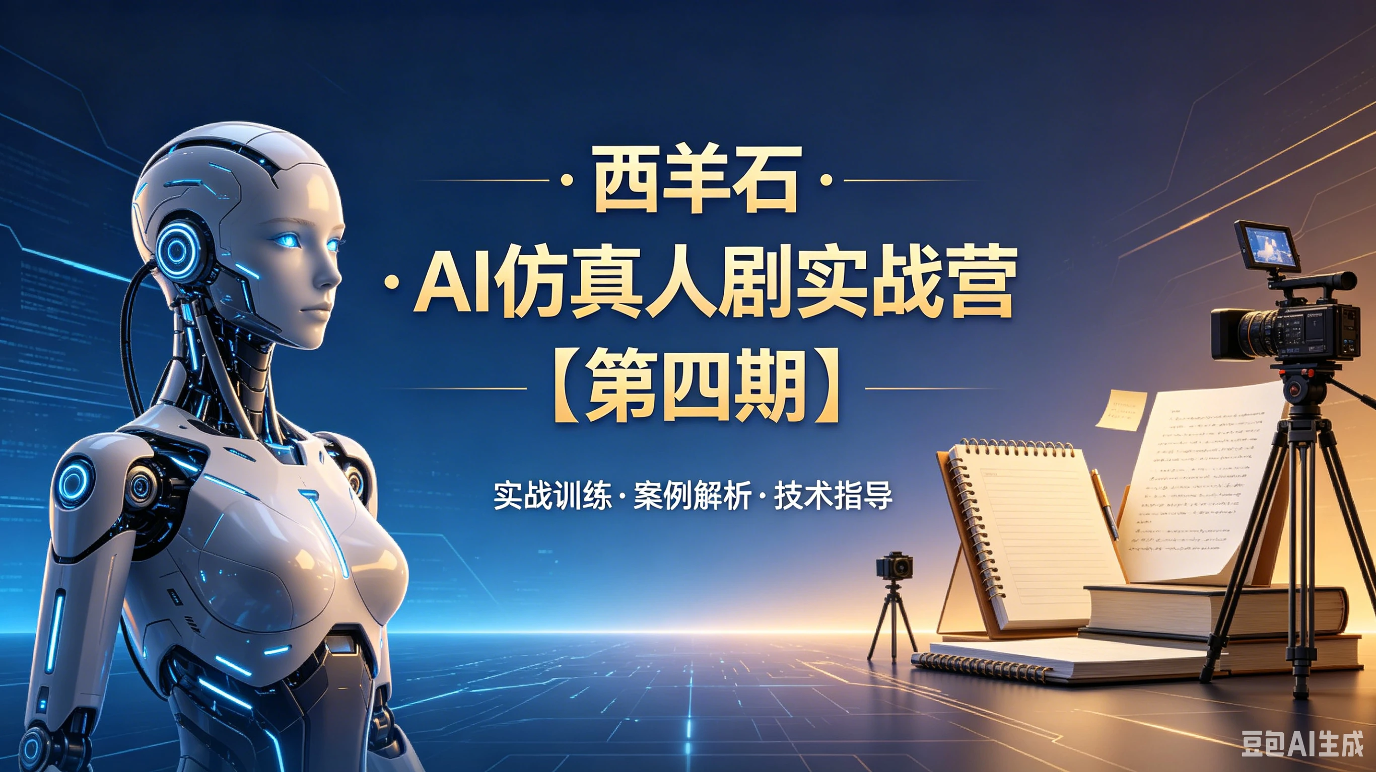 【精】西羊石·AI仿真人剧实战营【第四期】-副业吧
