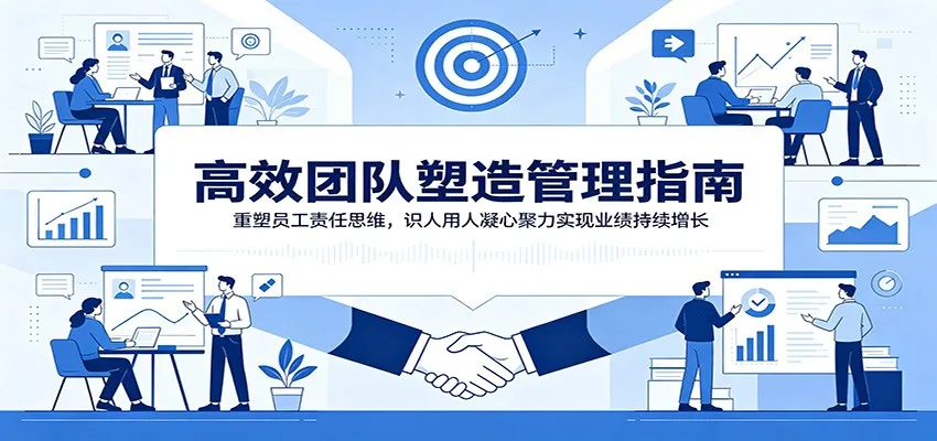 高效团队塑造管理指南:重塑员工责任思维,识人用人凝心聚力实现业绩持续增长-副业吧