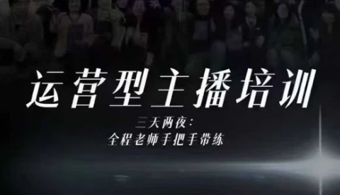 【精】婉婉运营型主播培训线下课，主播四大能力，十小时线下录像+字幕，内容比线上课干-副业吧