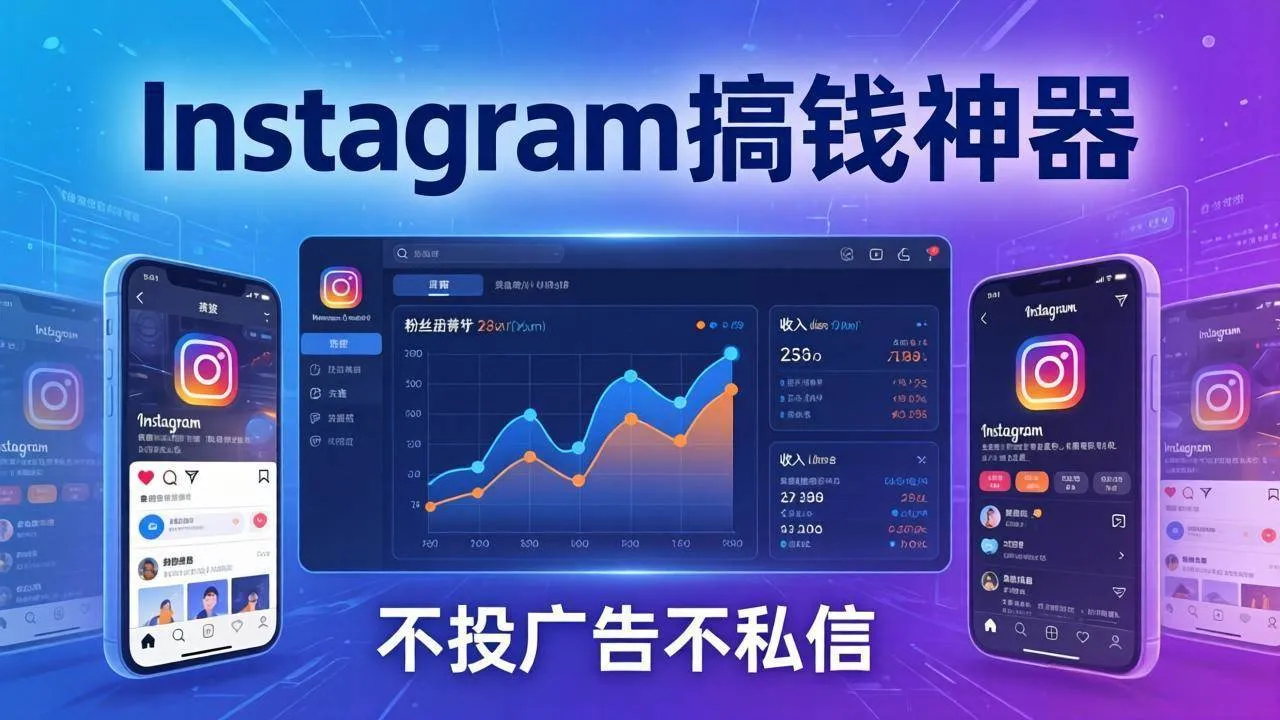 (17731期)Instagram搞钱神器:月涨6万粉+月入5万刀,不投广告不私信,靠算法+低价产品-副业吧