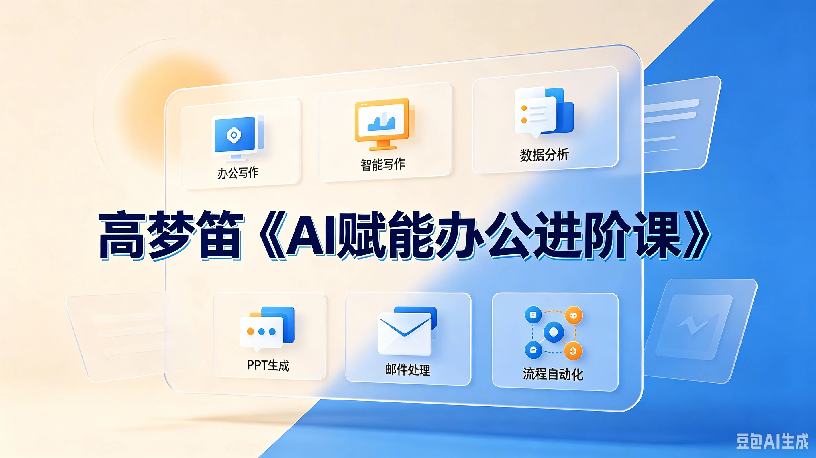 【精】高梦笛《AI赋能办公进阶课》-副业吧