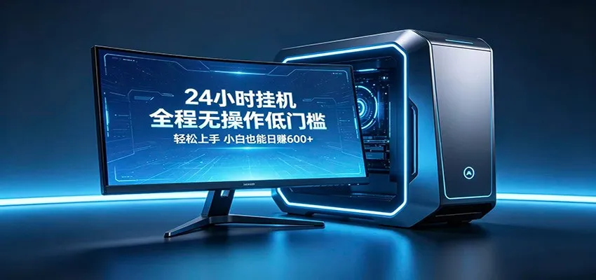 三角洲自动跑刀,纯自动挂机项目,零基础小白躺赚无忧-副业吧