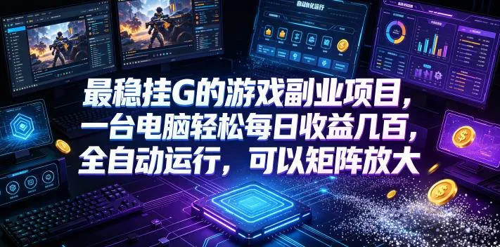 (19161期)低成本网游挂机项目,单号保底日入100左右,可矩阵放大!合法合规!-副业吧 (19161期)低成本网游挂机项目,单号保底日入100左右,可矩阵放大!合法合规!-副业吧