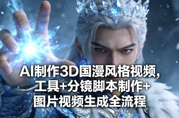 AI制作3D国漫风格视频，工具+分镜脚本制作+图片视频生成全流程-副业吧