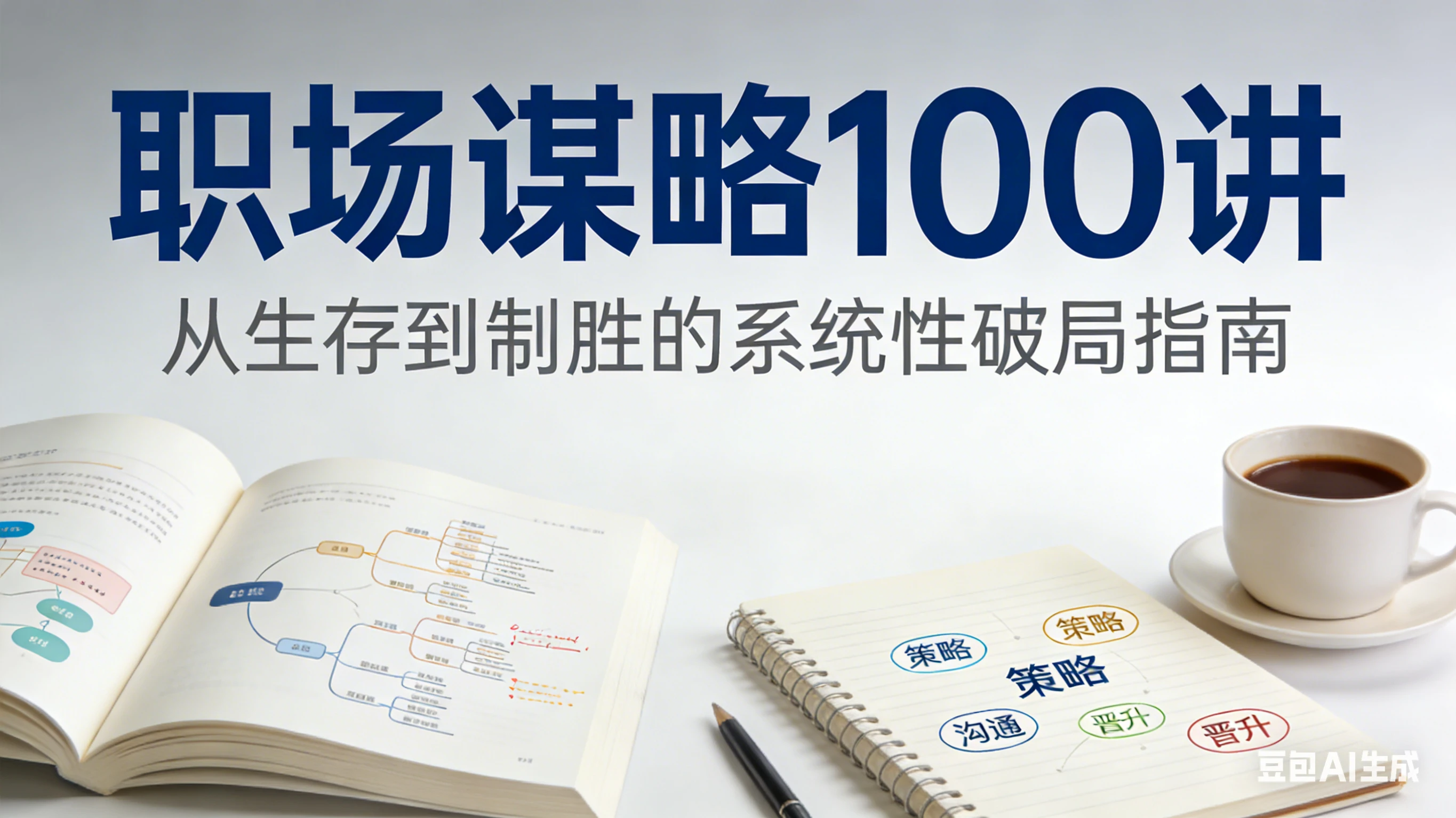 【精】职场谋略100讲，从生存到制胜的系统性破局指南-副业吧