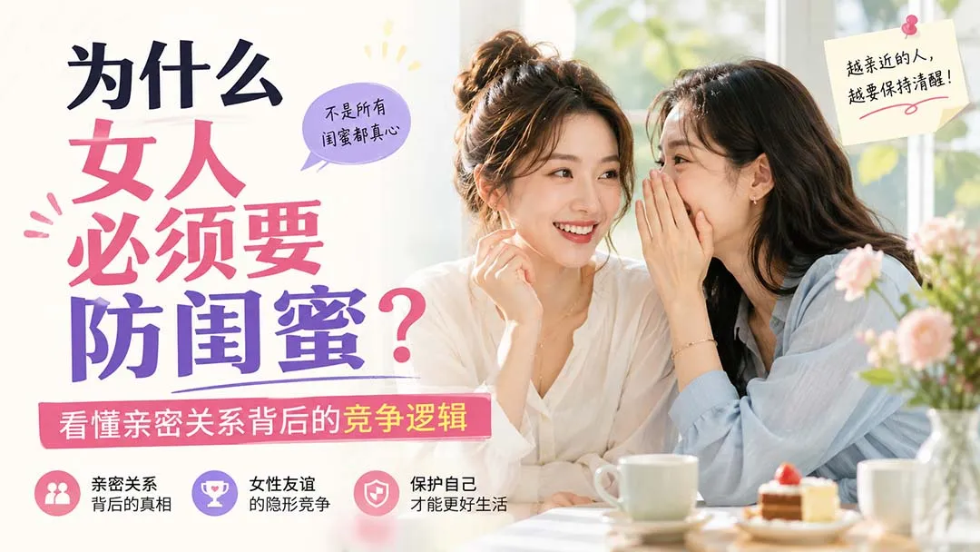 付费文章：为什么女人必须要防闺蜜？看懂亲密关系背后的竞争逻辑-副业吧