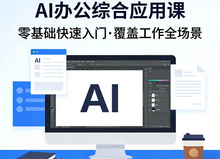 AI办公综合应用课，零基础快速入门，覆盖了工作中各种应用场景-副业吧