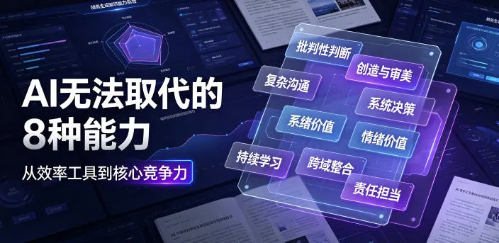 付费文章:AI无法取代的8种能力-副业吧
