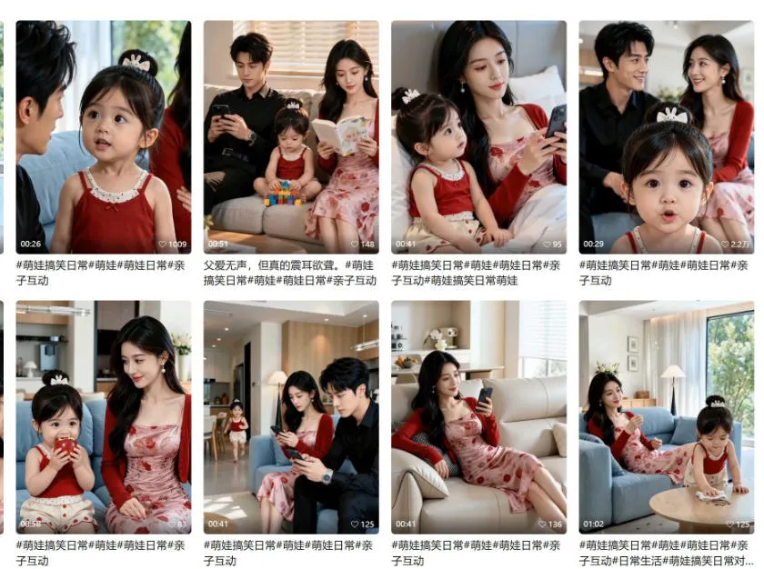 1小时学会AI亲子搞笑短剧制作:爆款账号拆解+剧情脚本+人物互动+拍摄剪辑,跑通涨粉带货完整链路-副业吧