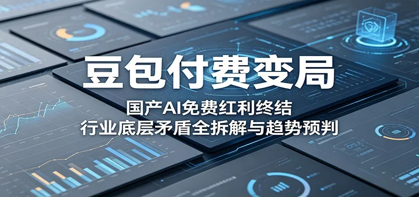 豆包付费变局：国产AI免费红利终结，行业底层矛盾全拆解与趋势预判-副业吧