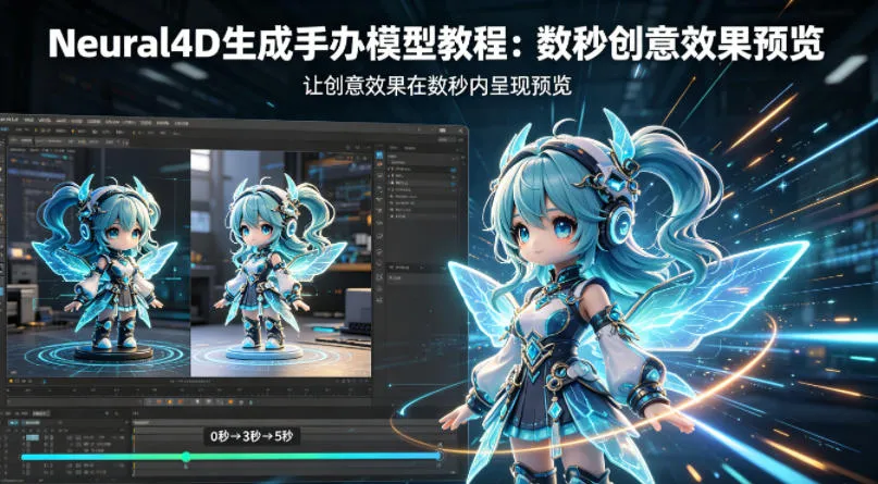 Neural4D生成手办模型教程，让创意效果在数秒内呈现预览-副业吧
