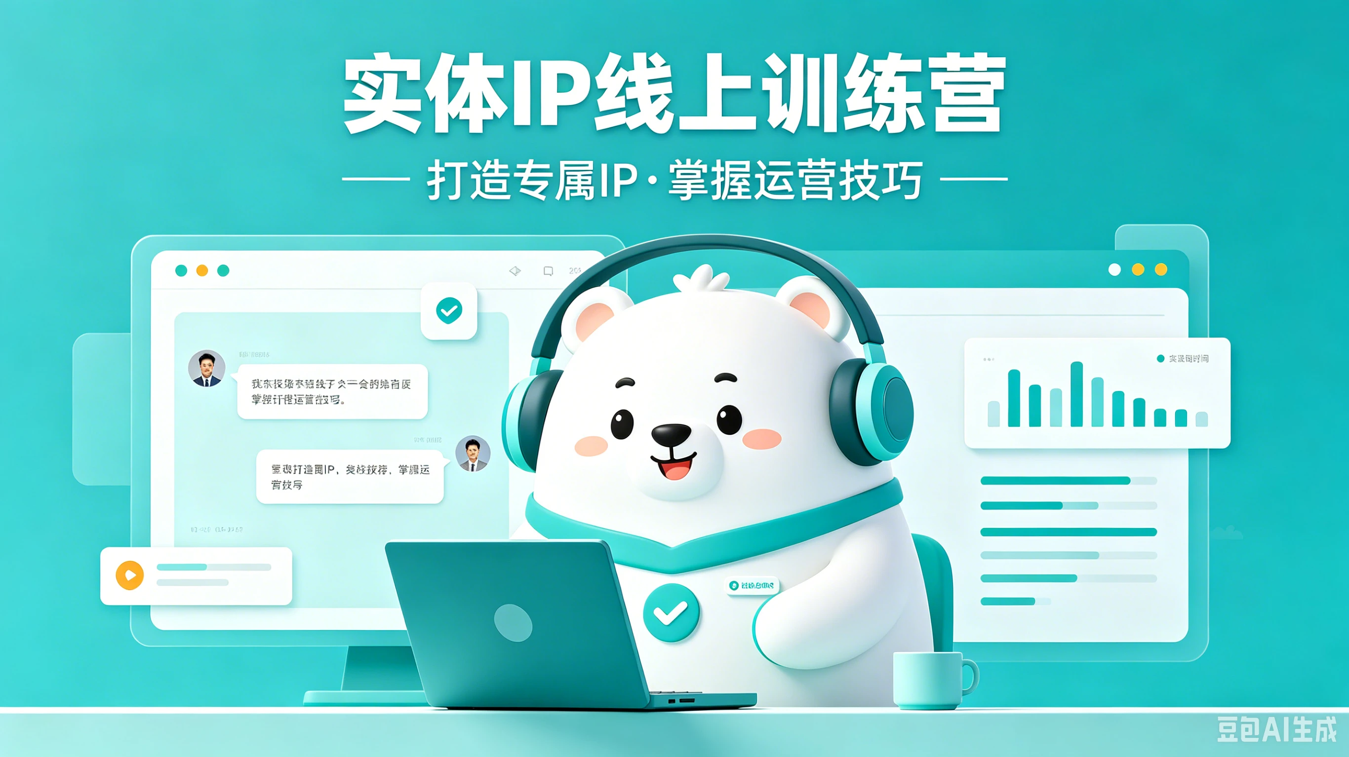 【精】实体IP线上训练营，打造专属IP·掌握运营技巧-副业吧