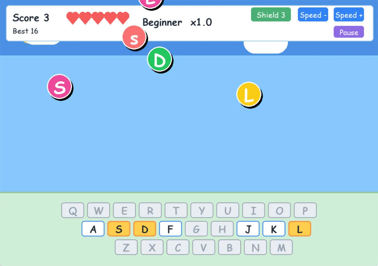 小孩键盘熟练字母大冒险V1.0-副业吧