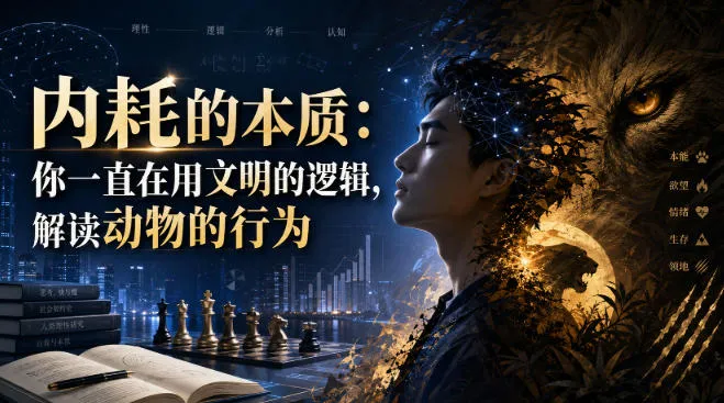 付费文章:内耗的本质:你一直在用文明的逻辑,解读动物的行为-副业吧