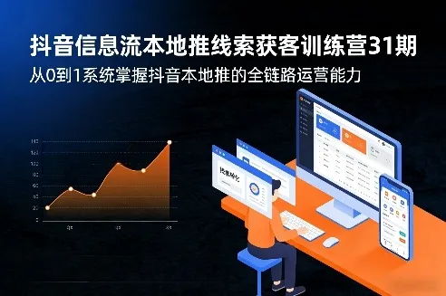 抖音信息流本地推线索获客训练营31期，从0到1系统掌握抖音本地推的全链路运营能力（更新0421）-副业吧