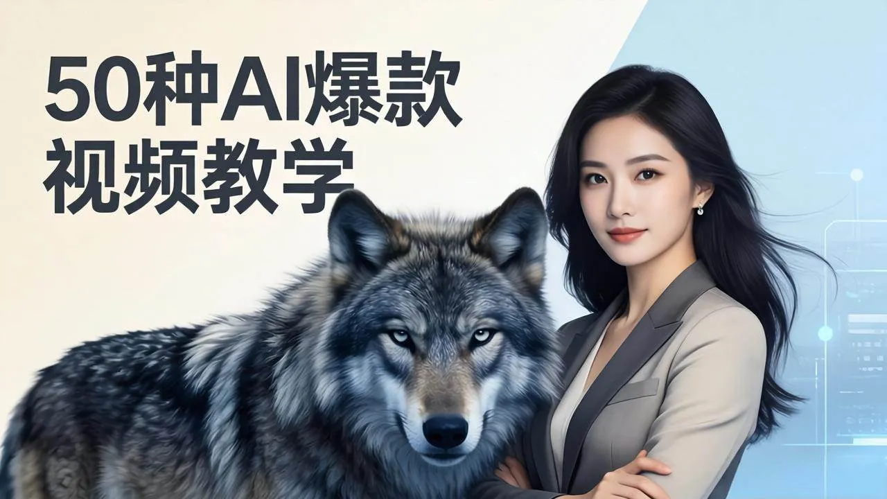 （17815期）50种AI爆款视频教学：影视级古诗词+治愈萌宠+山海经蛟龙，高阶宝典商业落地-副业吧