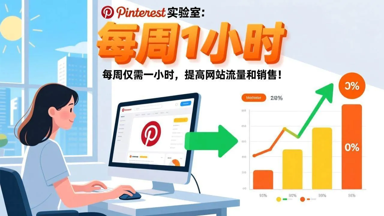 （17505期）Pinterest实验室：每周仅需一小时，提高网站流量和销售！-副业吧