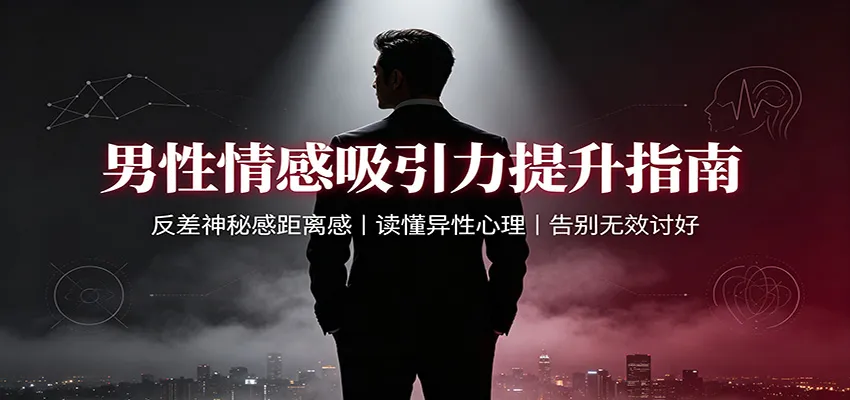 男性情感吸引力提升指南:反差神秘感距离感,读懂异性心理,告别无效讨好-副业吧