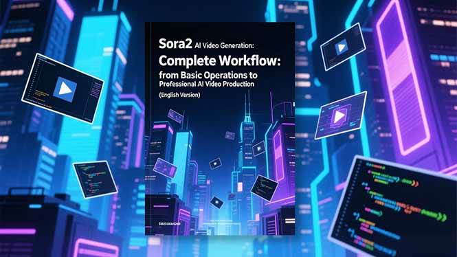 (16758期)Sora2 AI视频生成的系统教程(英文版):从基础操作到专业级AI视频制作的完整工作流-副业吧