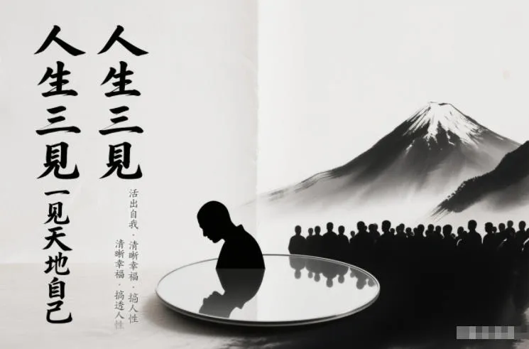 人生三见一见天地见众生见自己，活出自我拥有清晰幸福人生，搞透人性-副业吧