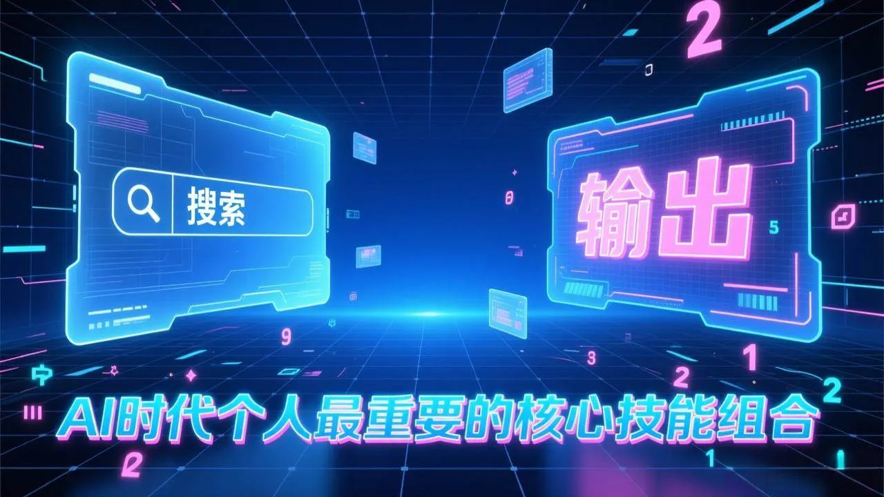（17074期）付费文章：AI时代个人最重要的核心技能组合：“输出能力”和“搜索能力”-副业吧