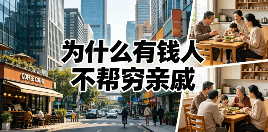 付费文章：为什么有钱人不帮穷亲戚？-副业吧