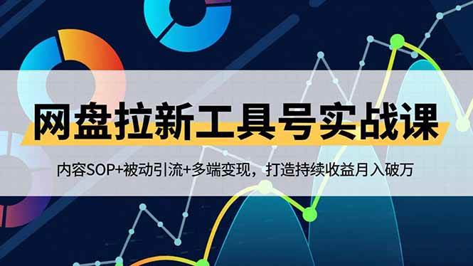 (16687期)网盘拉新工具号实战课,内容SOP+被动引流+多端变现,打造持续收益月入破万-副业吧